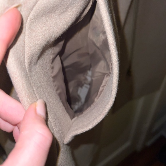 J. Crew Light Beige City Coat- Wool Blend Jacket Women’s Size 12 - Picture 5 of 5